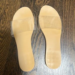 Forever 21 Clear slippers